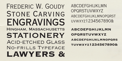 Copperplate Gothic Font Poster 3